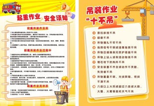 吊装作业 安全须知
