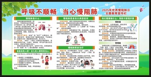 世界慢阻肺日宣传栏