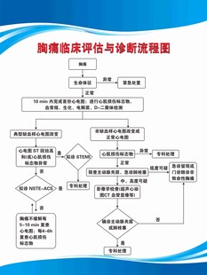 胸痛临床评估与诊断流程图