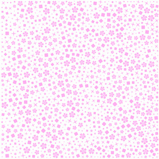 粉色几何小碎花