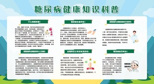 糖尿病健康知识科普宣传栏