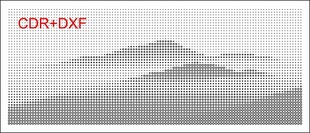 铝单板冲孔水墨山