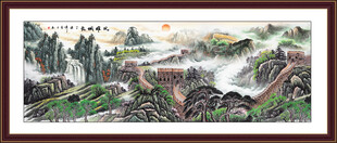 万里长城风景画
