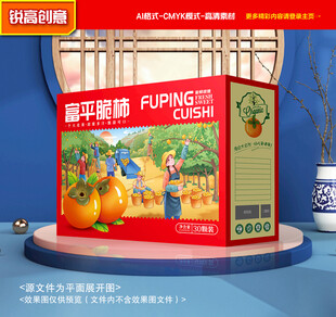 柿子包装 柿饼礼盒