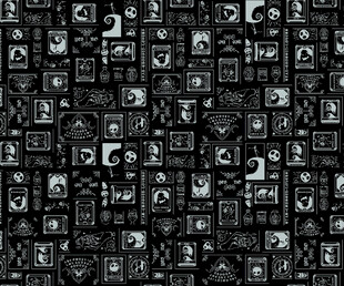 黑白几何图案背景纹理