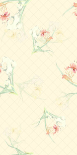 淡雅花卉图案背景