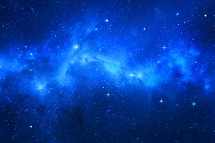 蓝色星空背景