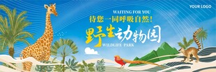 野生动物园海报