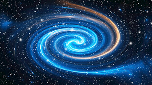 蓝色宇宙星空吊顶