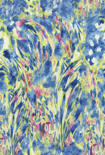 抽象多彩植物纹理图案