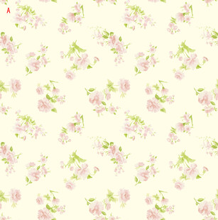 粉色花卉图案背景纹理