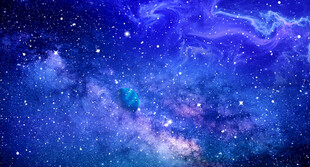 蓝色星空顶