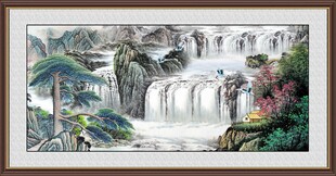 巨型山水画 