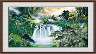 巨型山水画 