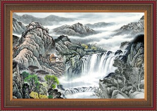 客厅山水画