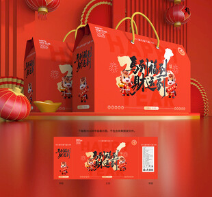 新年礼盒 年货包装