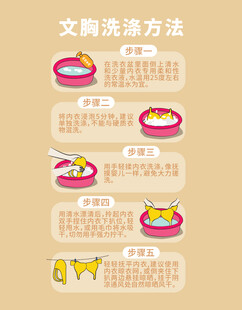 文胸内衣洗涤步骤