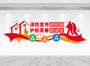 校园消防安全文化墙