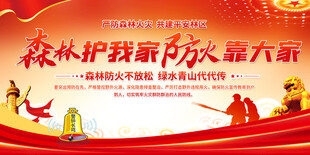 森林护我家防火靠大家