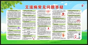 世界艾滋病日宣传栏