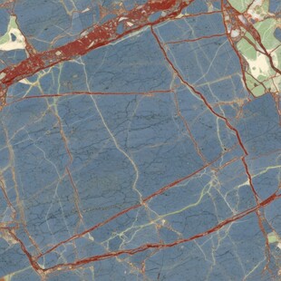 蓝色大理石纹理石材