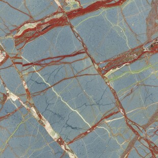 蓝红相间大理石纹理