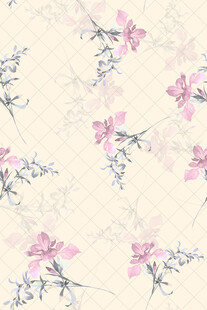 淡雅花卉图案背景