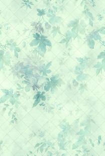 淡蓝树叶纹理背景图