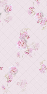 粉色花卉图案壁纸