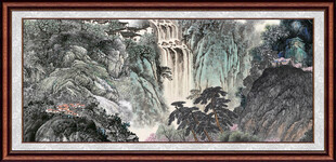 客厅山水画 