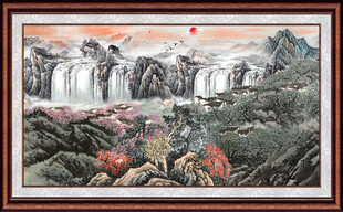 客厅山水画