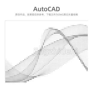 AutoCAD线条艺术展示