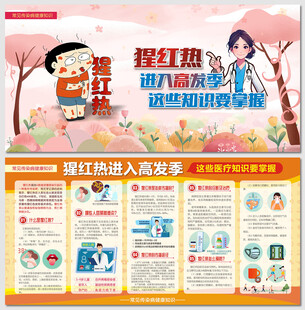 猩红热这些知识要掌握展板