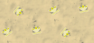 简约花朵图案背景纹理