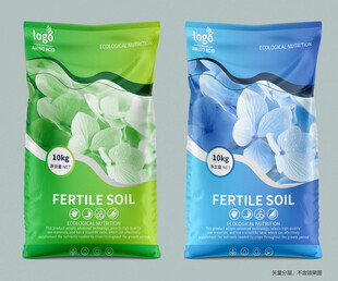 宠物猫砂袋展示肥料包装