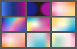 幻彩渐变背景色卡