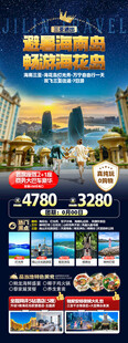 海南三亚旅游海报