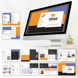 设计画册InDesign模板