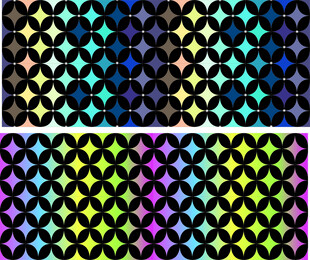 多彩几何图案纹理背景