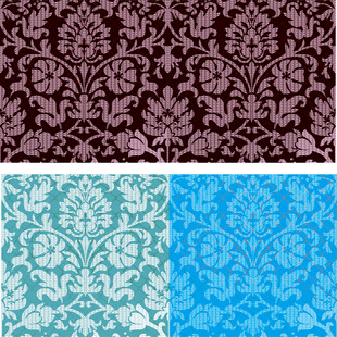 多彩精美花纹图案