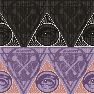 几何图案拼接装饰艺术图