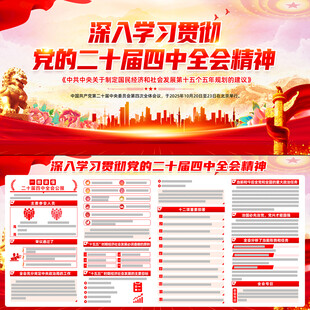 二十届四中全会公报