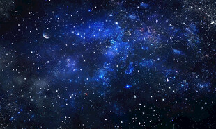 黑色星空背景墙