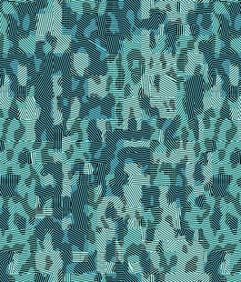 蓝绿色抽象几何