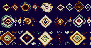 民族风几何图案织物