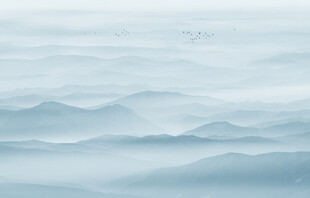 水墨群山背景图