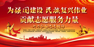 志愿服务宣传展板