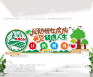 慢病防控户外文化墙