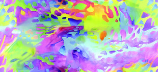 梦幻多彩抽象艺术图案