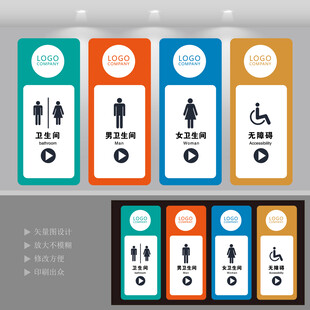 洗手间门牌